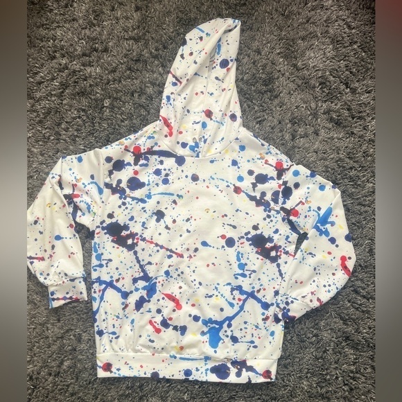 SHEIN ink splash hoodie size XS - Picture 8 of 10